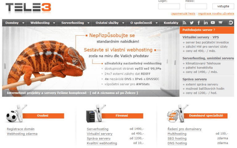 Recenze Tele3 Webhostingu 2026: Cenově dostupná volba pro náročné webmastery