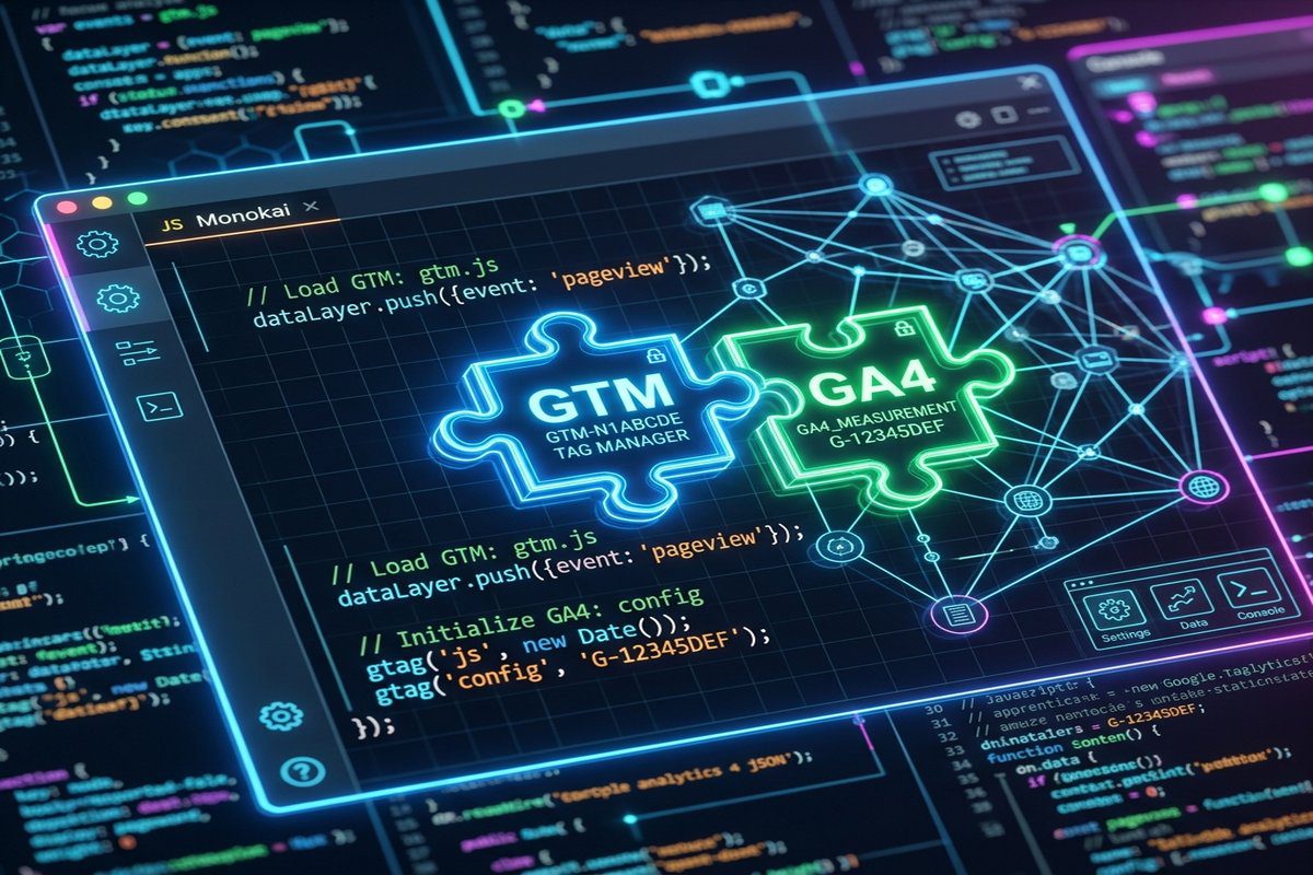Měření konverzí přes Google Tag Manager: Kompletní průvodce 8 Ukázka propojení GTM a GA4 s využitím Tag Assistant a spouštěčů pro správné měření konverzí.