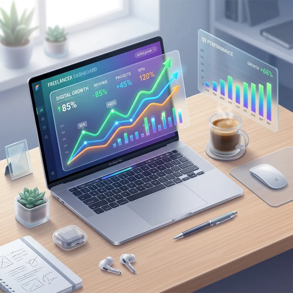 Jak vydělat 100 000 měsíčně: Realistický plán pro freelancery