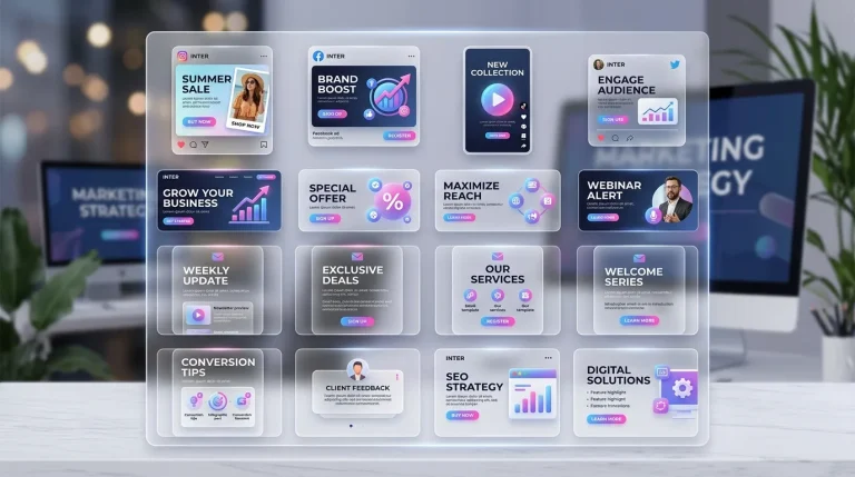 Šablony pro marketing: Urychlete svou vizuální tvorbu