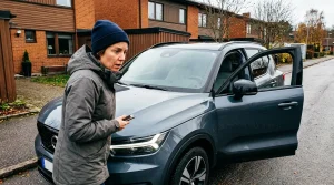 Detailní pohled na moderní švédská auta značky Volvo a Polestar