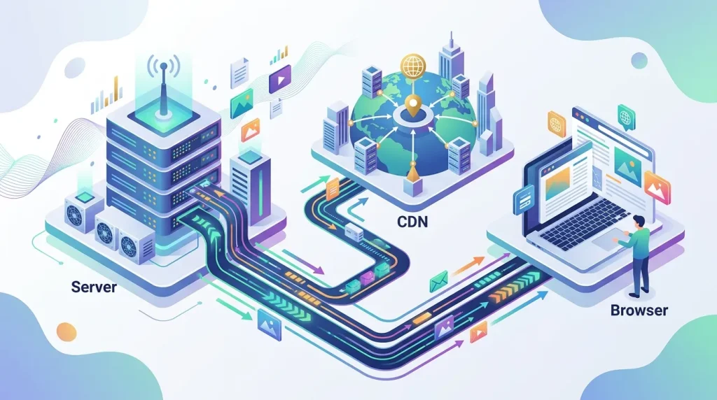 Jak cache funguje: Od prohlížeče po CDN